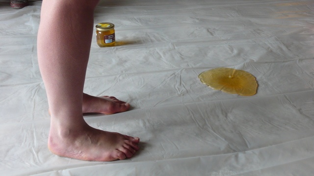 Une plage / château de La Roche-Guyon