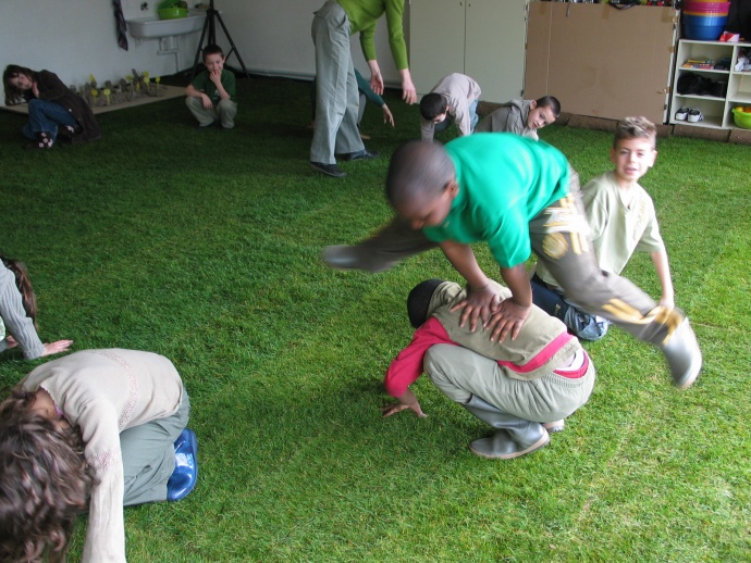 Herbe / classe - chantier