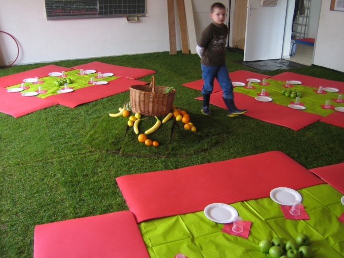 Herbe / classe - chantier