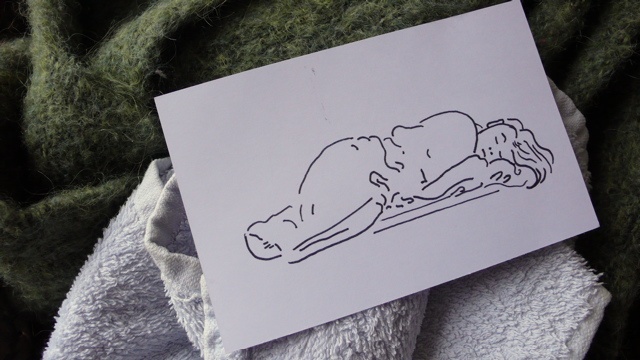 Une plage / château de La Roche-Guyon