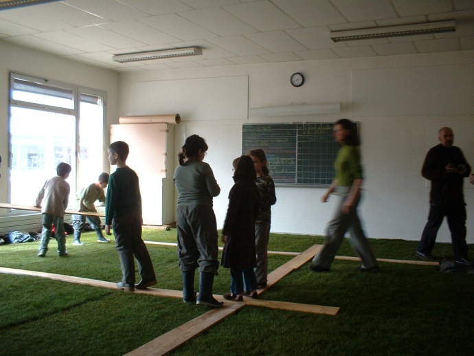 Herbe / classe - chantier