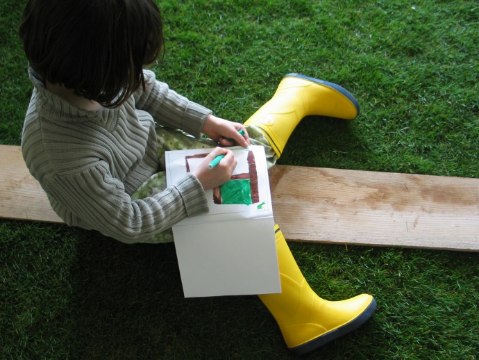 Herbe / classe - chantier