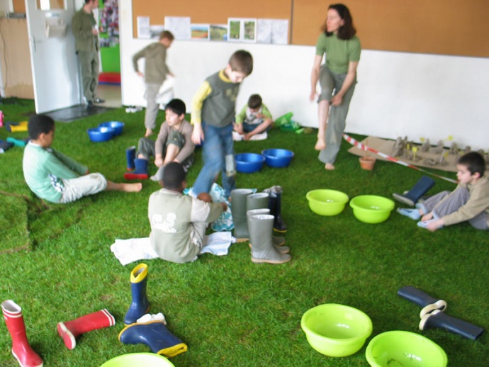 Herbe / classe - chantier